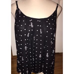 Women’s Plus Size Pineapple Polka Dot Tank